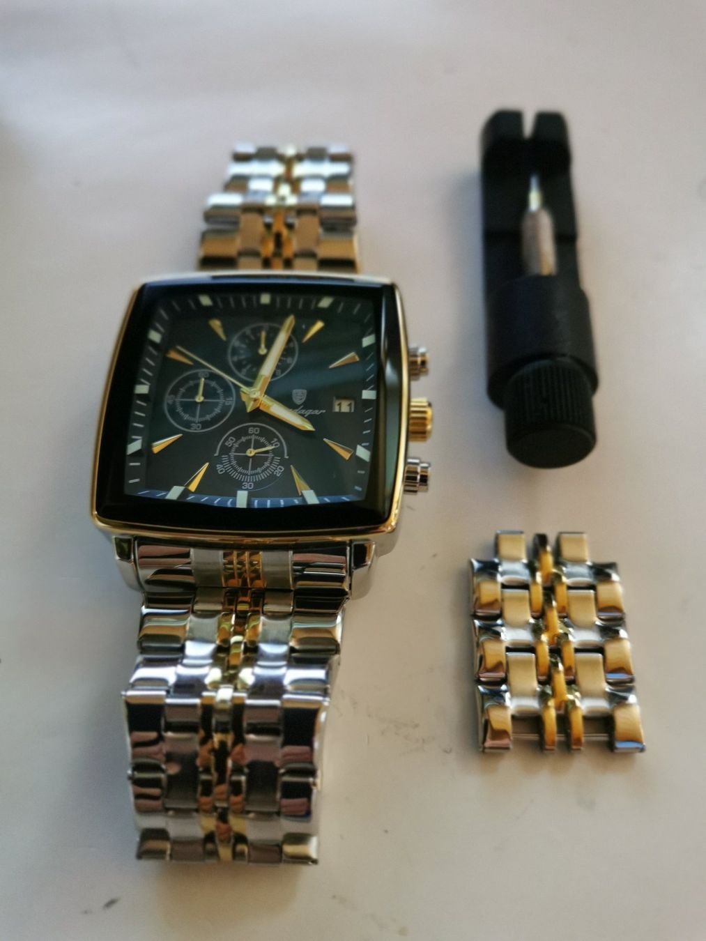 Orologi: Neu: elegante Herrenuhr – Nuovo e nell'imballaggio originale da Filzbach venduto da Sabenasi 3