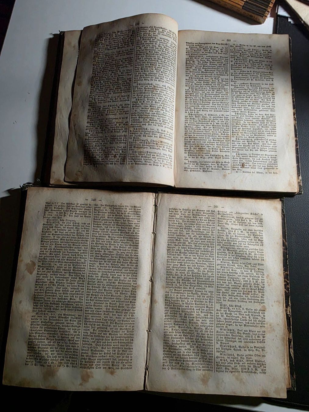 Bücher: Hand Lexikon Schweizerische Eidgenossenschaft 1856 – Gebraucht aus Walterswil BE von Lonitti 4