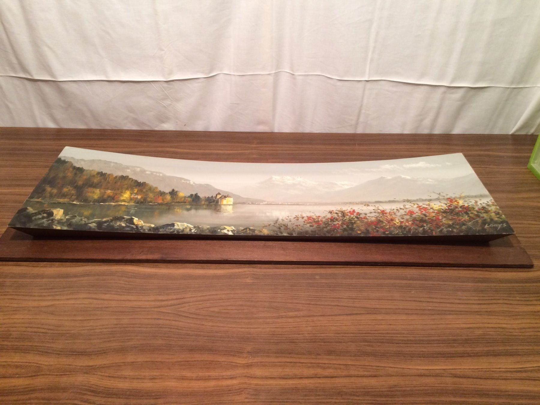 Dipinti: Tableau panoramique Château de Chillon – Usato da Préverenges venduto da AGENA8008 1