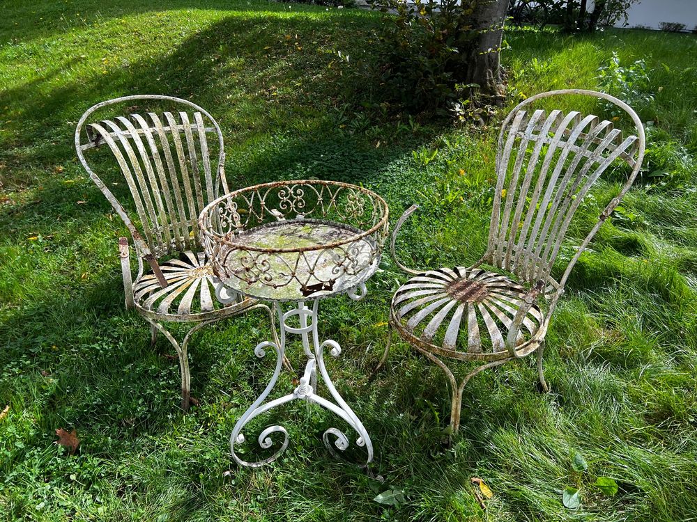 Gartenstühle Jardiniere Vintage Liberty Garten Schmiedeeisen Kaufen