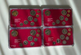 (274) orig. Münzsatz,  Baby, 2002, 2003, 2004, 2005, stgl