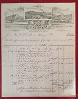 Münchwilen 1896 - Litho Briefkopf, J. Heitz & Co.