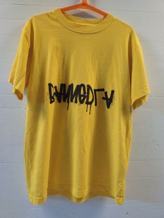 T-shirt BannedLA Jaune Taille S, Made in USA