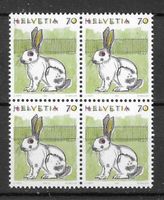 Timbres Suisse: Bloc de 4 1990/95 N°791 **
