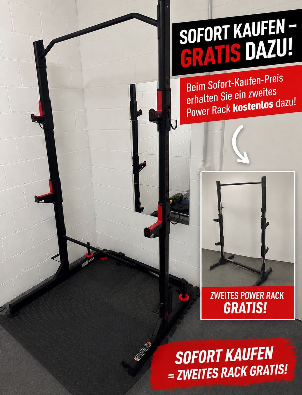 Hometrainer: Vielseitige Kraftstation, Power Rack – Usato da Goldach venduto da Uncle_Perch 7
