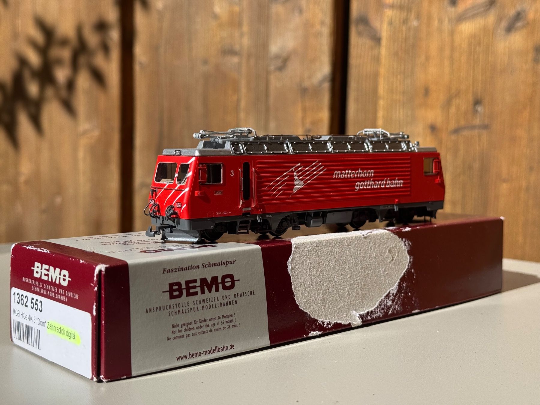 Bemo Modellini di ferrovie: Bemo MGB HGe 4/4 3 Dom Digital – Usato da Spiez venduto da ric_vy6z 2