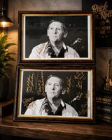 🎹 Jerry Lee Lewis signierte Fotos im Rahmen – Rarität