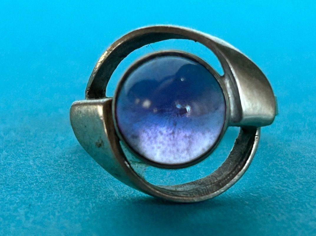 Anelli: silberring VIOLETTE Amethyst KUGEL (54) – Usato da Dittingen venduto da Bellevista