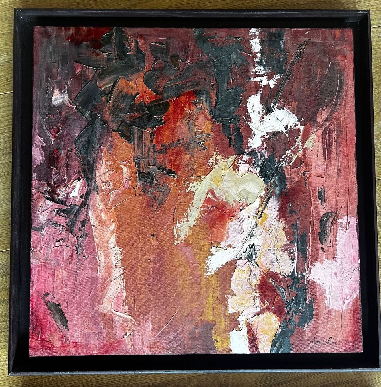 Dipinti: Acryl-Quartett: Im Schatten des Granatapfels – Nuovo (secondo la descrizione) da Meilen venduto da Verschiedenes123 3