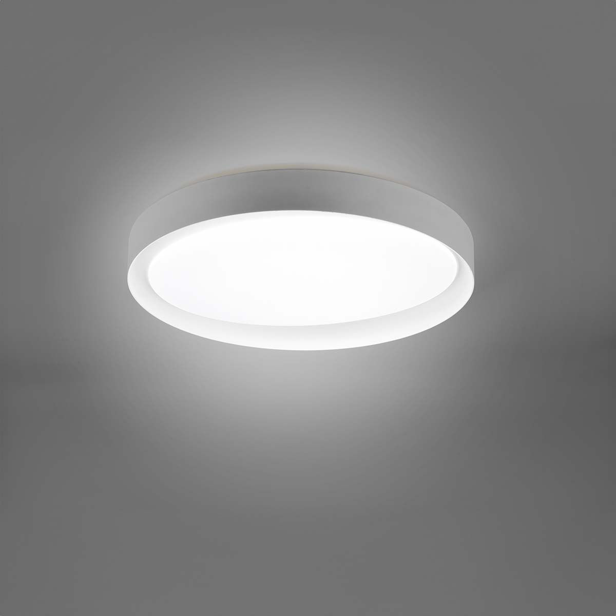 Kronleuchter & Deckenlampen: LED Deckenleuchte, Grau, Rund, 48 cm Ø – Neu (gemäss Beschreibung) aus Kreuzlingen von Smart-Light