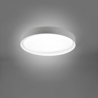 LED Deckenleuchte, Grau, Rund, 48 cm Ø