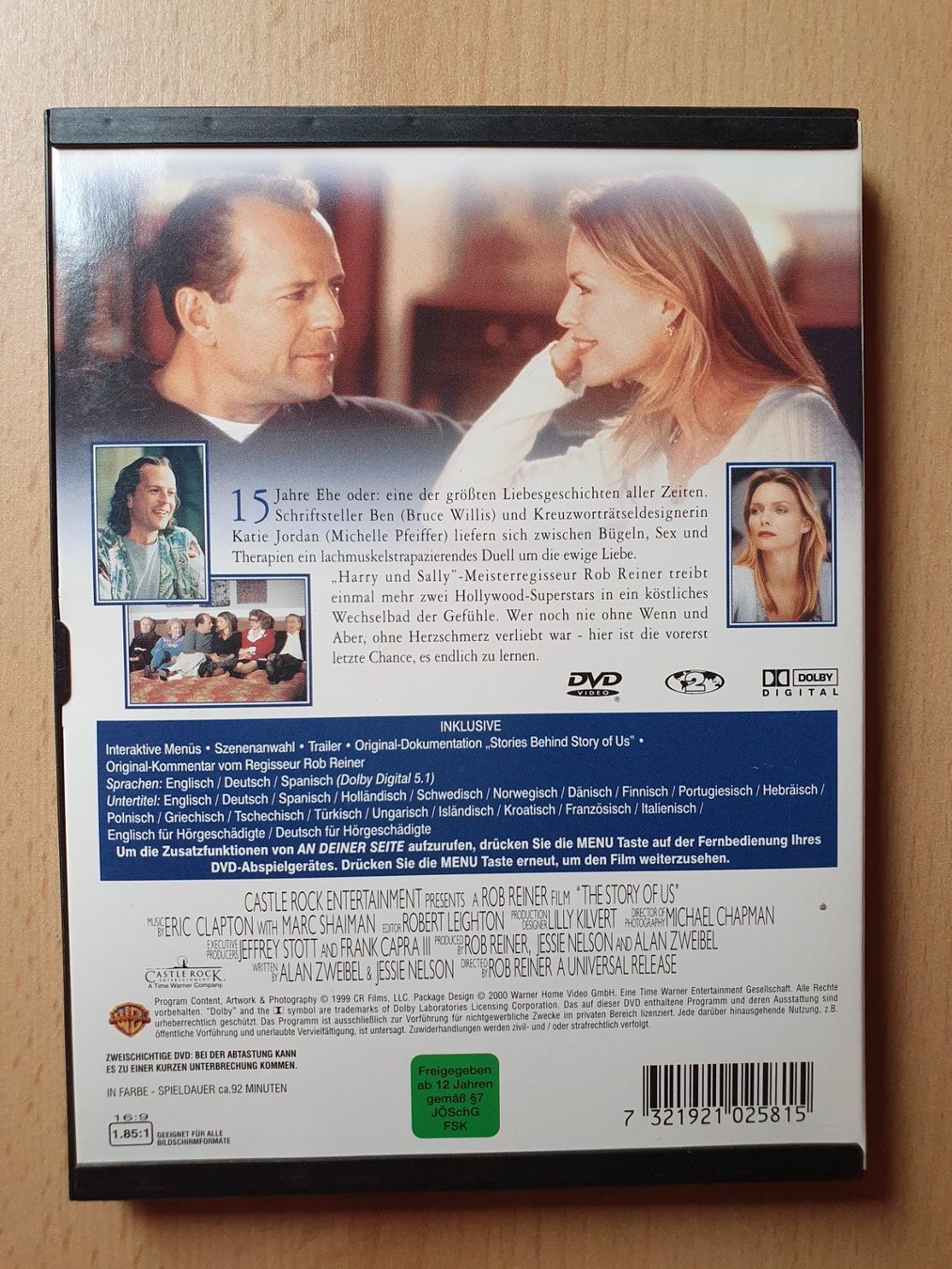 Tutti i DVDs: DVD - An deiner Seite / Bruce Willis, Michelle Pfeiffer – Usato da St. Margarethen TG venduto da Schachmatt 1