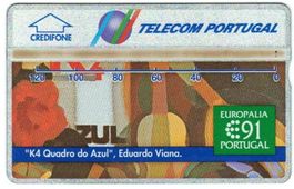 Telefonkarte Portugal 130C_11410 Europalia 91