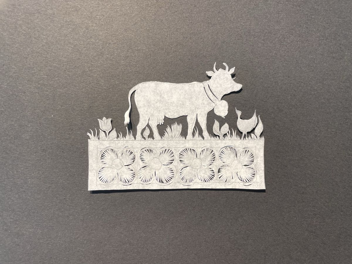 Grafiken & Lithographien: Scherenschnitt von Anita Buri – Neu (gemäss Beschreibung) aus Konolfingen von Bern-75 7