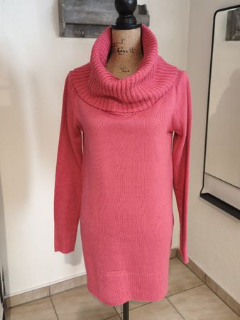 H&M Rollkragen Pullover pink Grösse M Damen