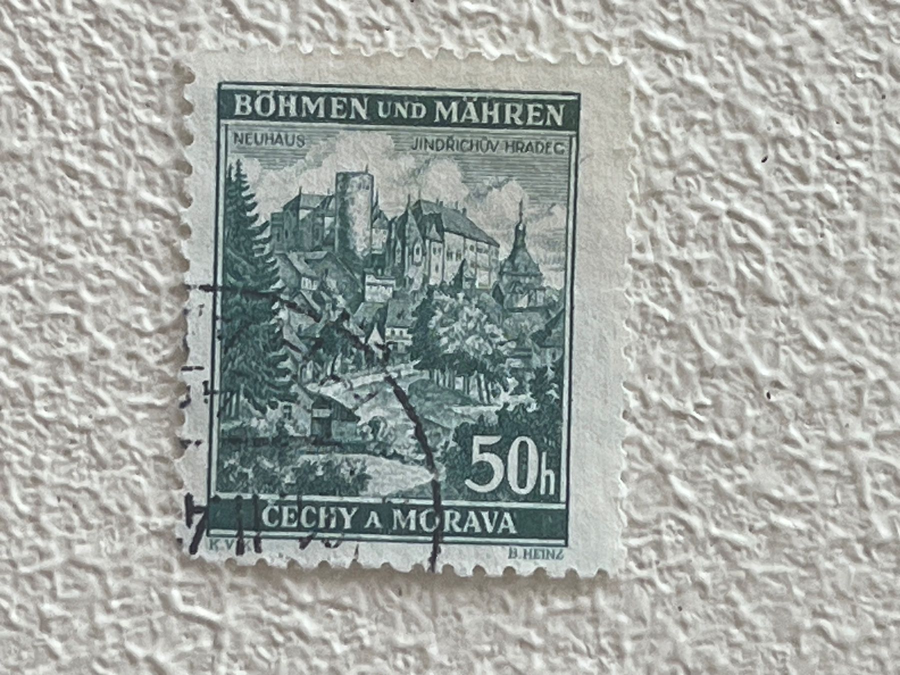 Tutti i francobolli: Böhmen und Mähre Briefmarke – Usato da Chiasso venduto da AzenYa