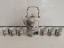 🤩8-TEILIGES JAPANISCHES TEESET, KANEE, KANNENWÄRMER, TASSEN