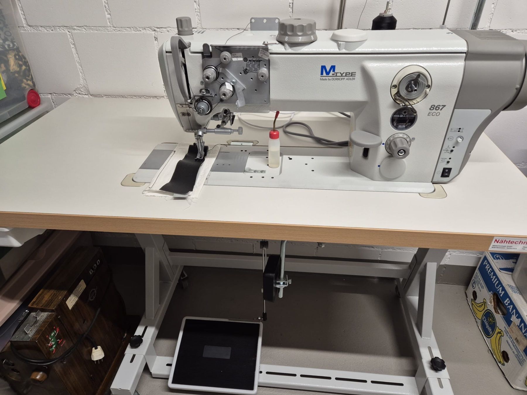 Dürkopp Machines à coudre: Industrie Leder/Polsternähmaschine Dürkopp 867-190040-M – D'occasion à Läufelfingen par uk54