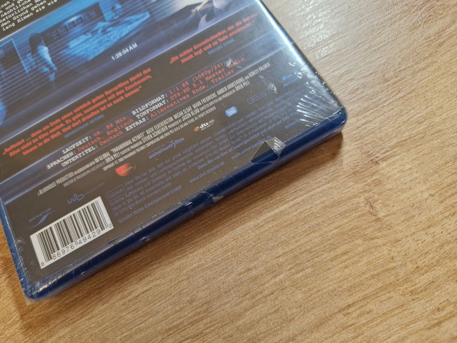 Tutti i DVDs: Paranormal Activity (2007) NEU OVP Bluray – Nuovo e nell'imballaggio originale da Pfungen venduto da Whitie 2
