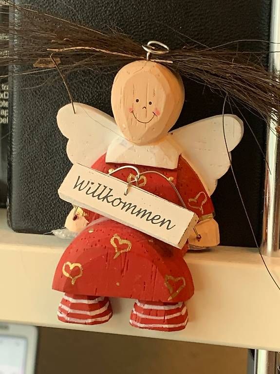 Statuette: Schutzengel – Nuovo e nell'imballaggio originale da Winterthur venduto da UGRO 1