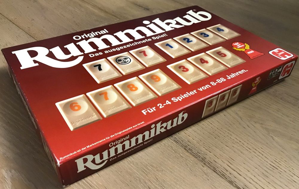Original Rummikub - Jumbo Spiel - Vintage 1986 - Rarität (Gebraucht) in ...