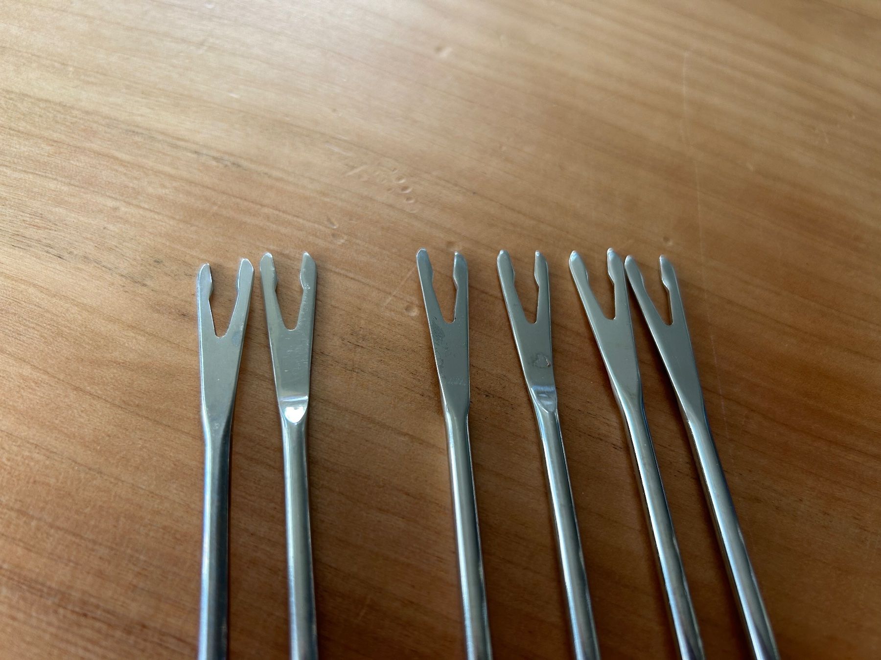 Gabeln: Fleischfondue Gabeln Set 6er farblich sortiert – Gebraucht aus Kaltbrunn von lagone1 2