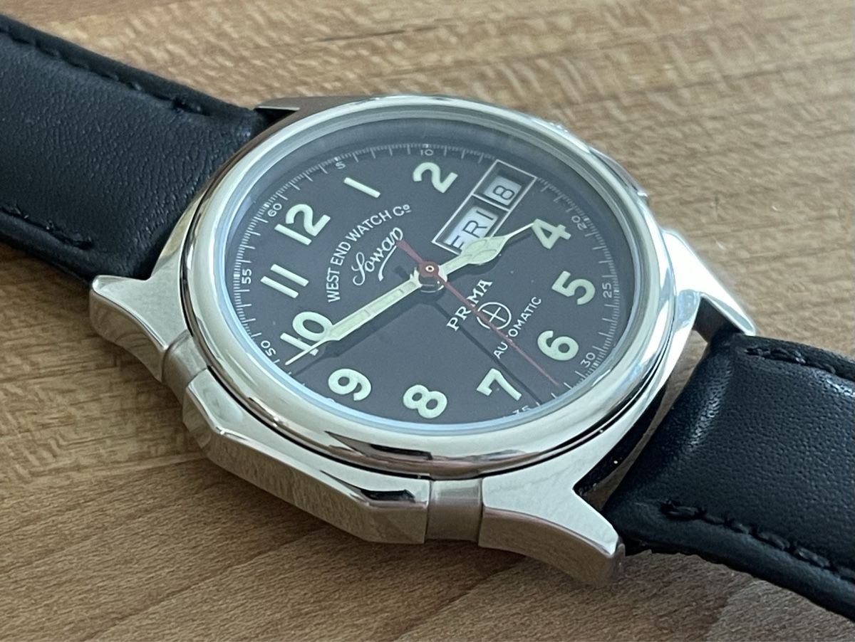 Orologi: 1960er West End Watch Lowan PRIMA Automatic Day-Date – Nuovo (secondo la descrizione) da Embrach venduto da Canderau 6