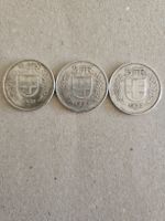 5 Franken Silbermünzen aus (1931,1932,1933)
