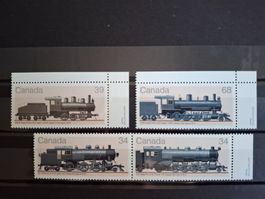 Kanada 1985 MiNr 980 - 983 Dampflokomotiven (III).Postfrisch