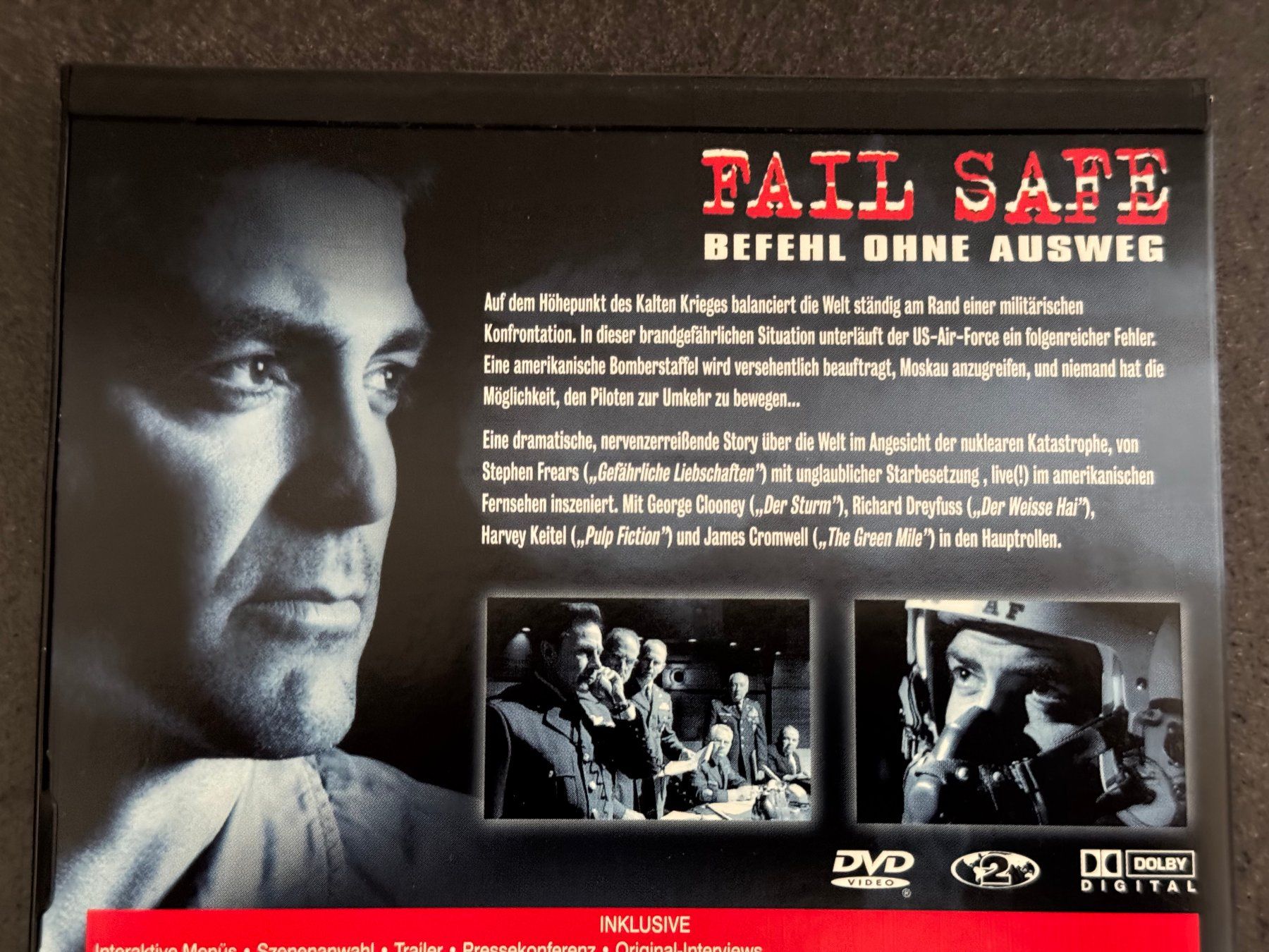 Tutti i DVDs: Fall Safe DVD "Befehl ohne Ausweg" EN/DE/SP – Usato da Fribourg venduto da tschjoly 2