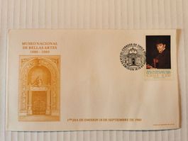 FDC Chile - Museo Bellas Artes 1980