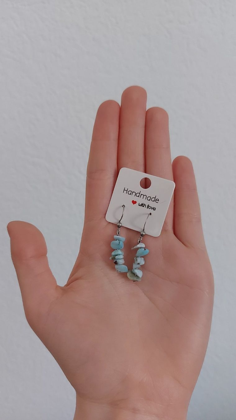 Orecchini pendenti & Orecchini a lobo: Larimar-Ohrringe – Nuovo e nell'imballaggio originale da Sion venduto da aud_7pxl 4