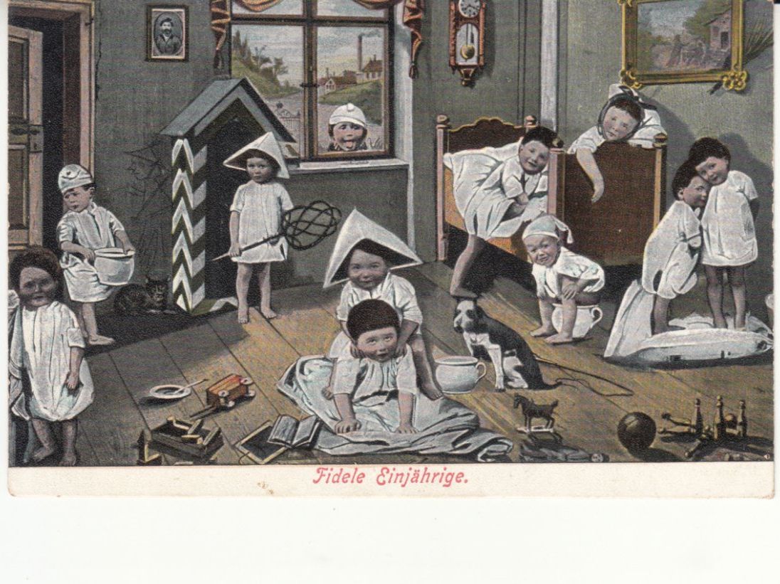 Ansichtskarten: Fidele Einjährige 1904 mit ST Grafenort / Flühli – Gebraucht aus Bürglen TG von StampGraf