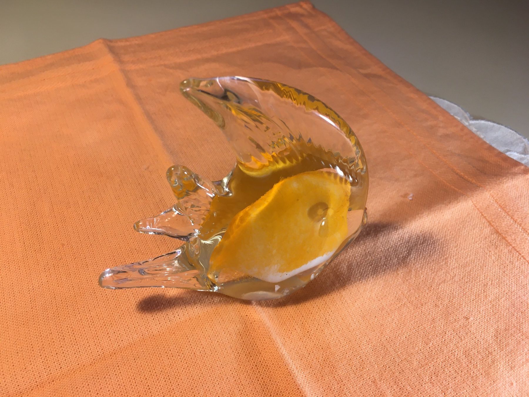 Tutte le decorazioni: Fisch, Glas, orange-weiss, Handarbeit – Usato da Zürich venduto da ancillaschmidhauser 1