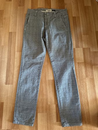 Please Hose, Gr. S, Grau-kariert einf. Bundweite 37 cm