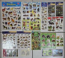 ≈310 Sticker Pferde/Fohlen/Zebras - inkl. Panini/Manor/etc.