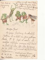 Motivkarte Froschmusik 1904