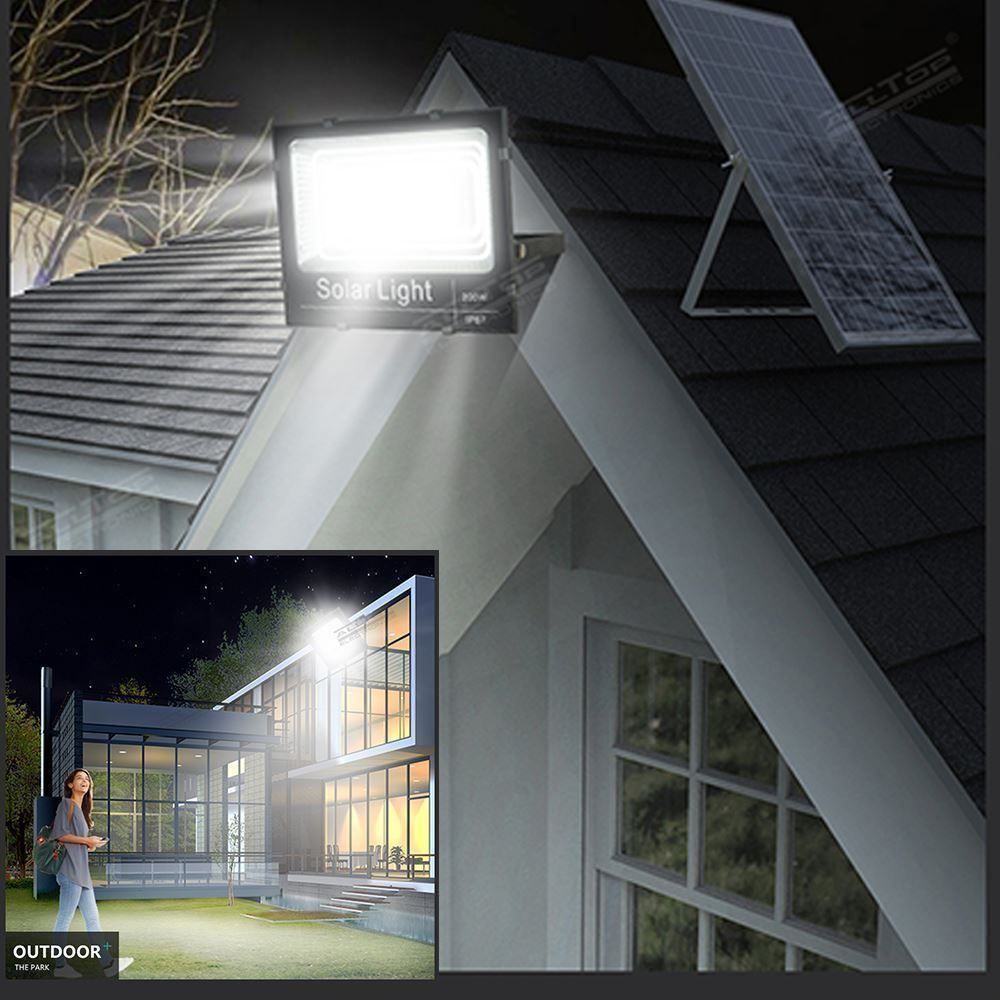 Lampade: LED Solarlampe Aussen Solarleuchte 10W – Nuovo (secondo la descrizione) da Thun venduto da thunshop 5
