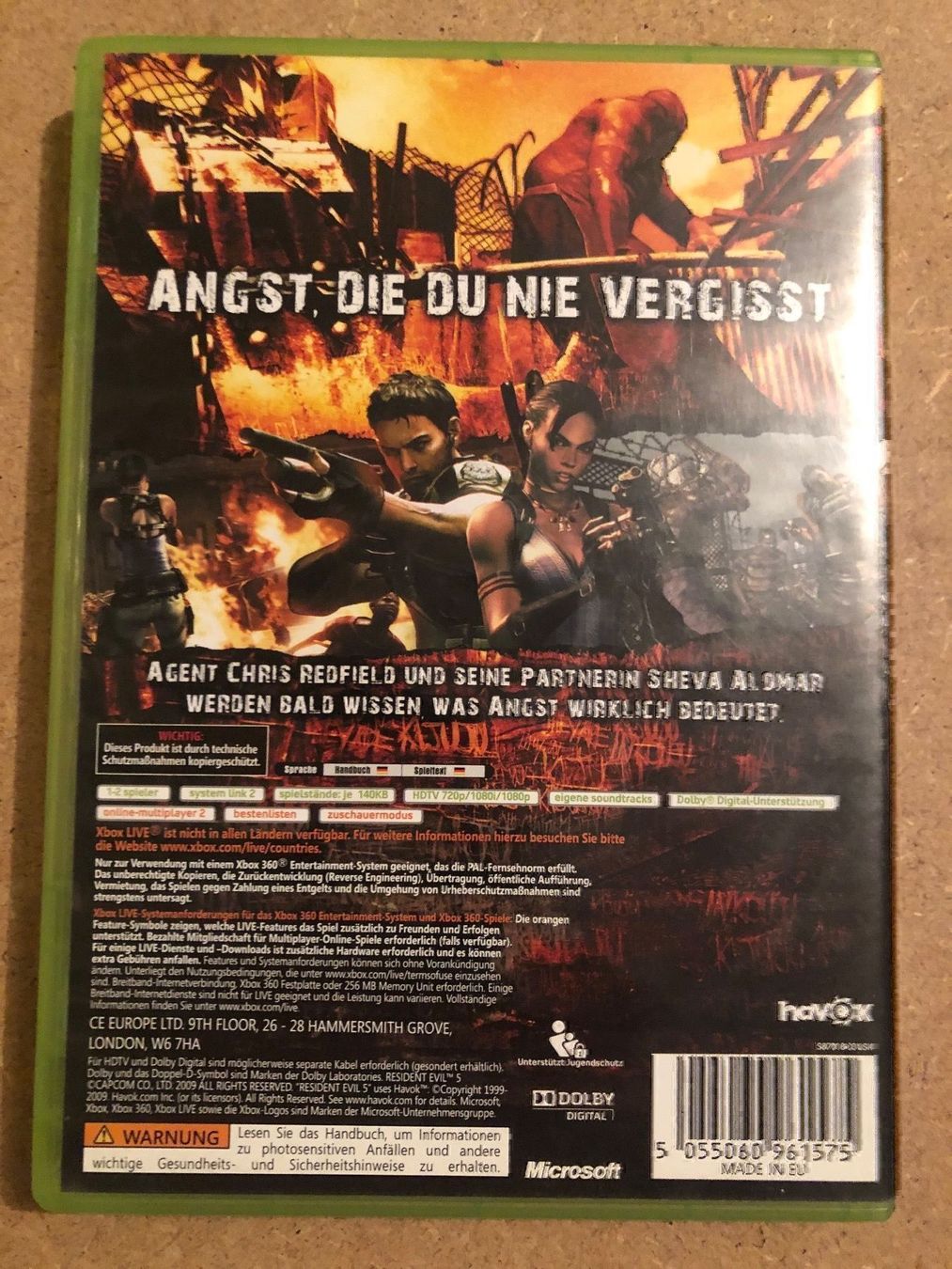 Jeux: Resident Evil 5 für Xbox 360 – D'occasion à Kestenholz par Mad18 1