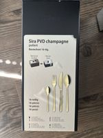 Sola Besteckset Sira PVD champagne 16-tlg neu in OVP
