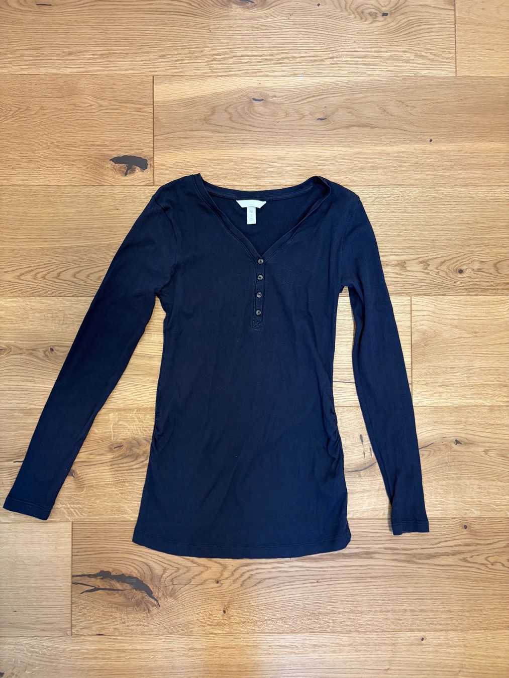 H&M T-shirt: Langarmshirt Schwangerschaft, dunkelblau, Gr. M – Usato da Riedt b. Erlen venduto da f.brown