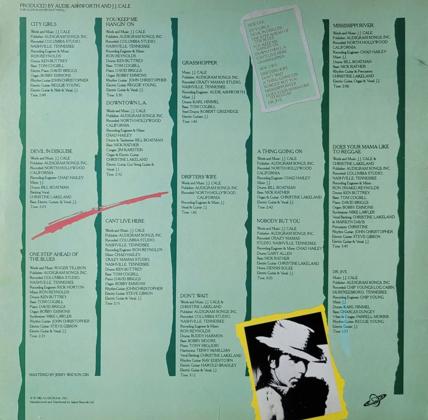 Dischi in vinile: J.J. Cale – Grasshopper von 1982 – Usato da Zürich venduto da Avd 1