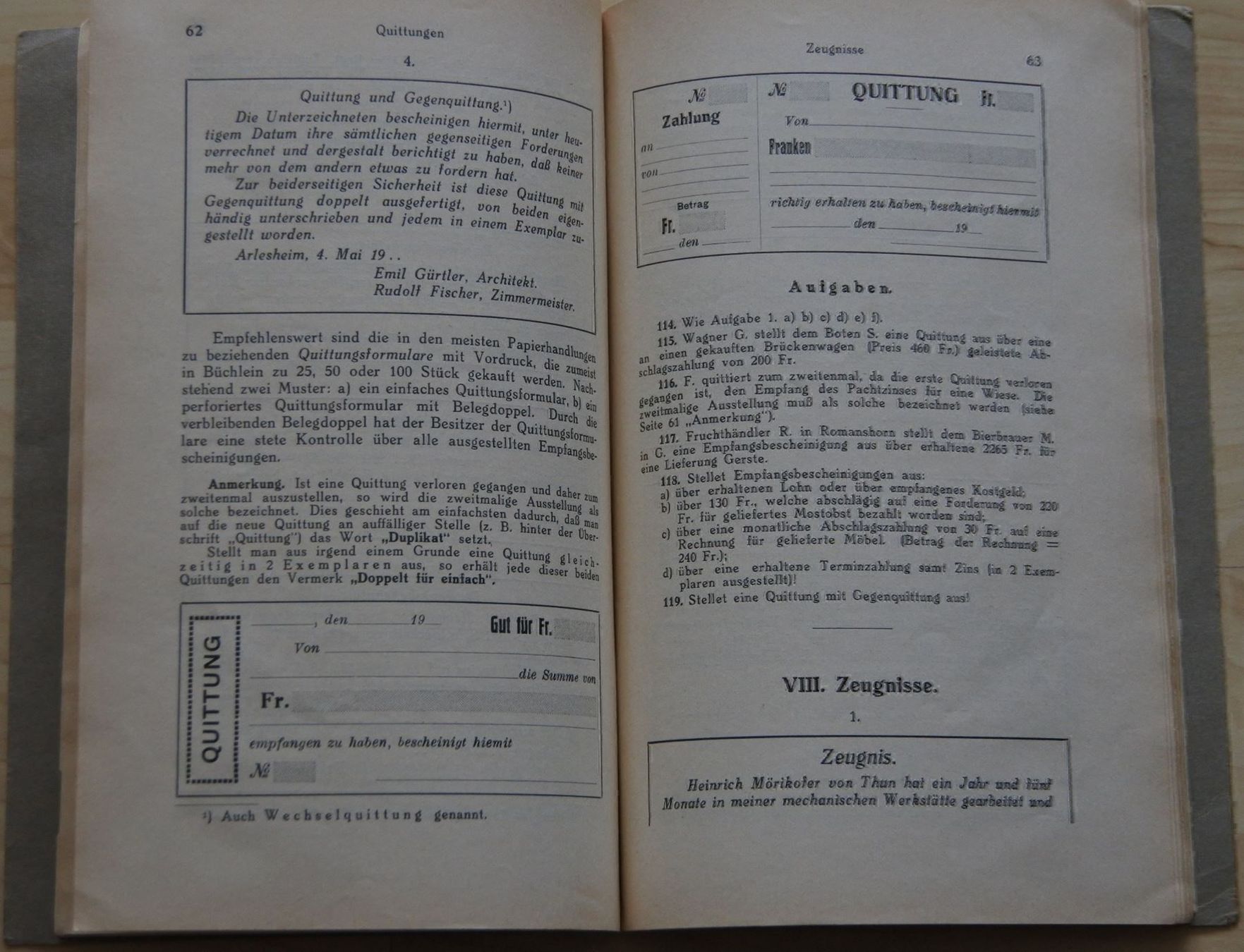 Libri: Geschäftsbriefe  Karl Führer 1933 – Usato da Bäch SZ venduto da Parog 2