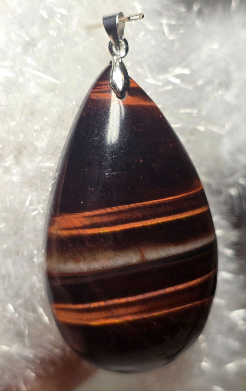 Minerali & Pietre curative: Rotes Tigerauge Anhänger B – Nuovo e nell'imballaggio originale da Matzingen venduto da Shay_Crystalz 1