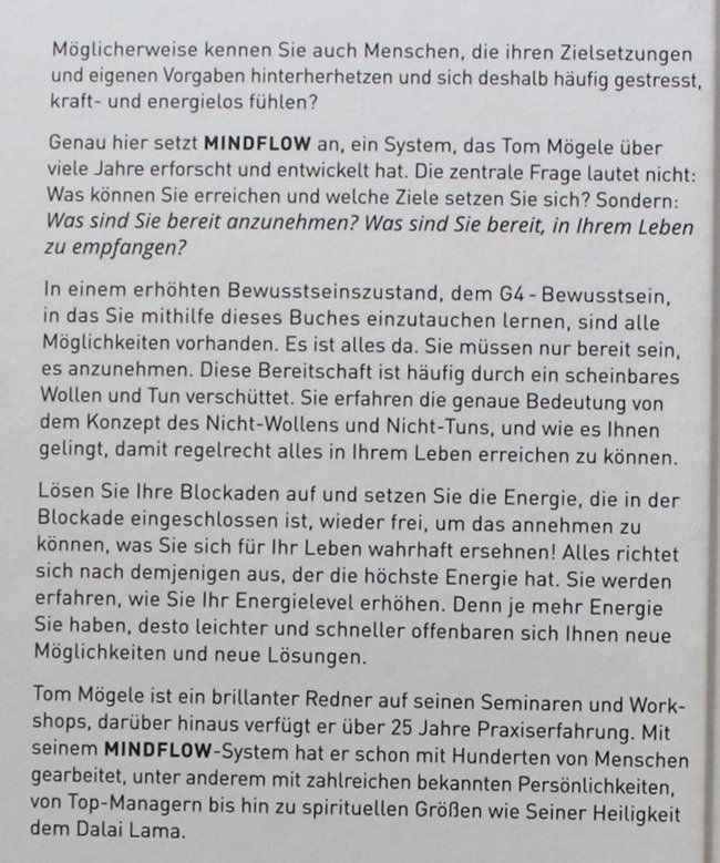 Bücher: Mindflow: Tom Mögele – Gebraucht aus Schlatt TG von annesbuecher 1