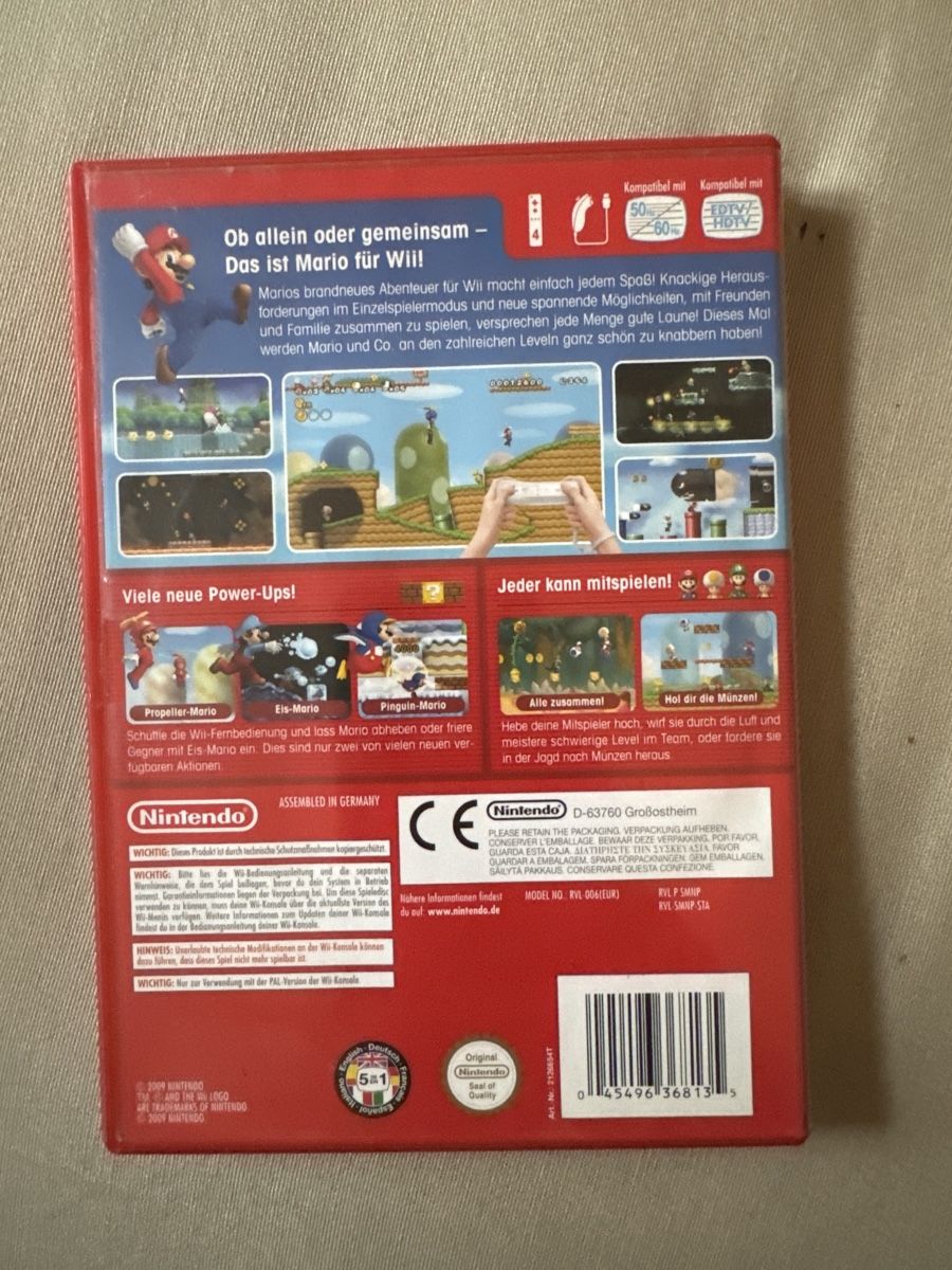 Spiele: New Super Mario Bros Wii – Gebraucht aus Zürich von  1
