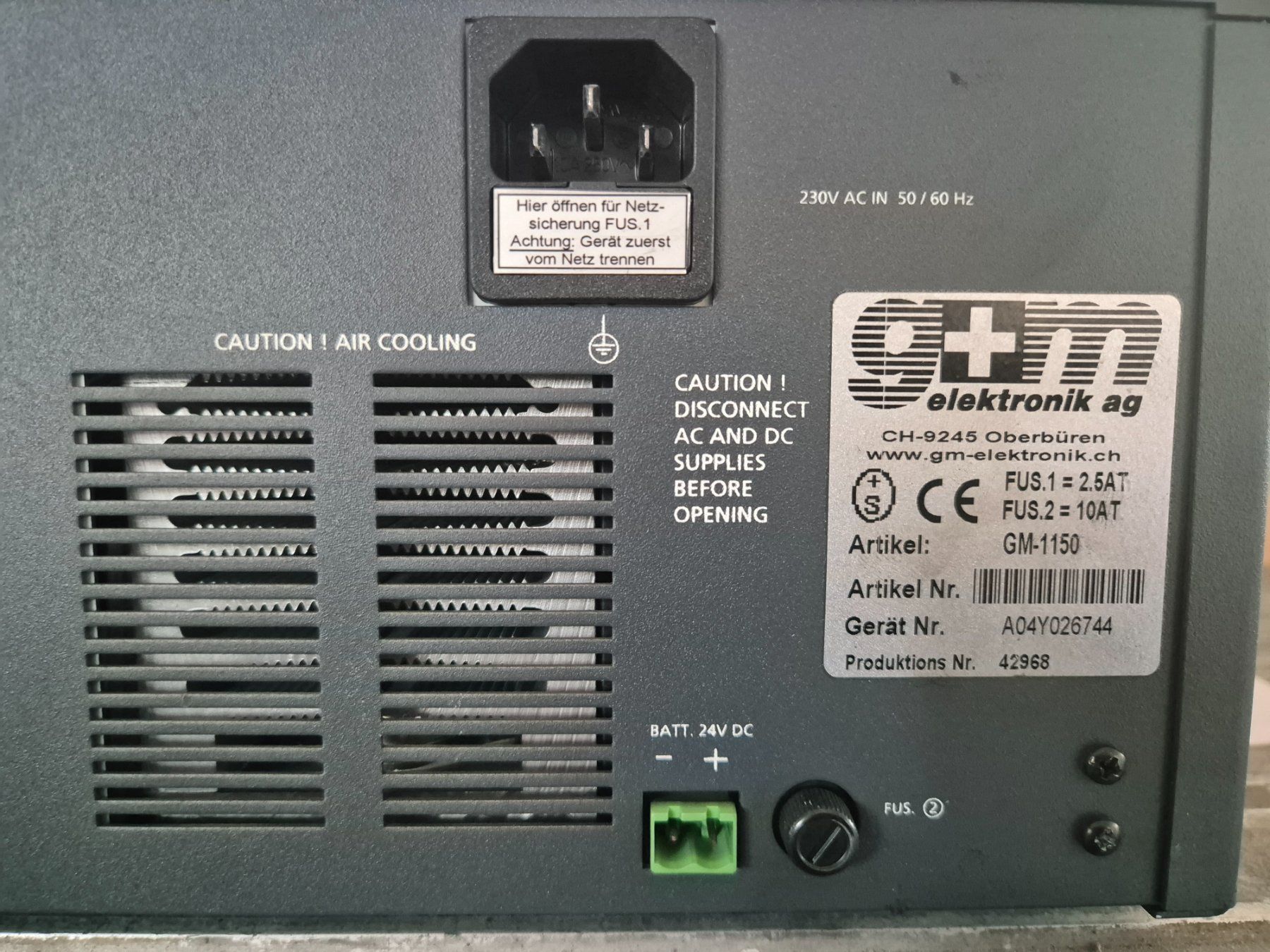 Electro-voice Amplificatori: G+M Kompaktsysteme GM-1150 – Usato da Wald ZH venduto da Gregor083 2