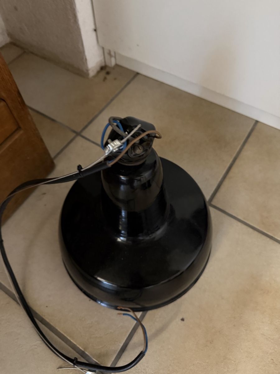 Lampadari & plafoniere: Lampe Metall antik schwarz  – Usato da Birsfelden venduto da Haex 2