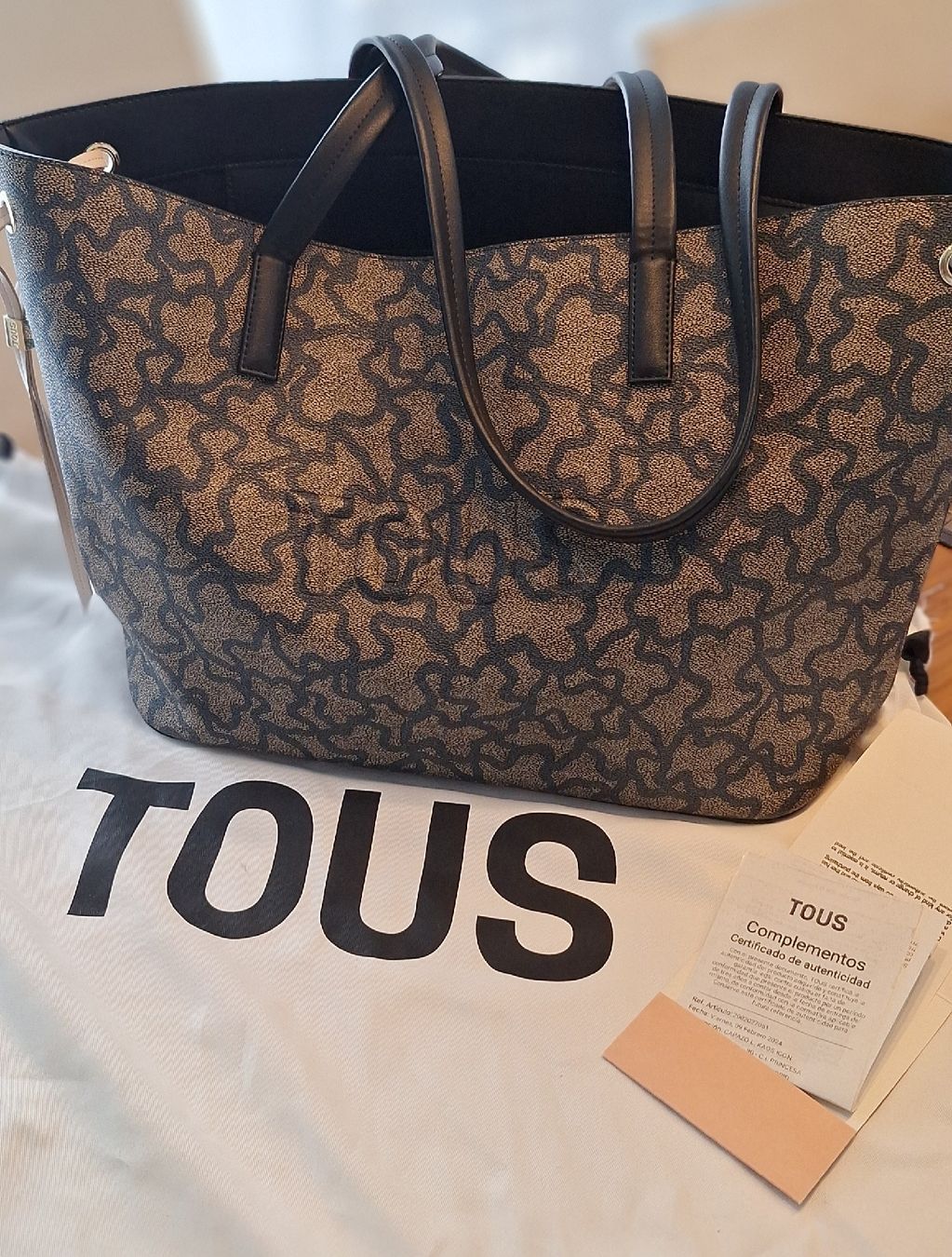 Taschen für Damen: TOUS Tasche braun/schwarz Logo – Neu (gemäss Beschreibung) aus Brugg AG von bacbac5757