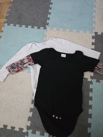 2er Set Baby Bodys Grösse 80 Langarm